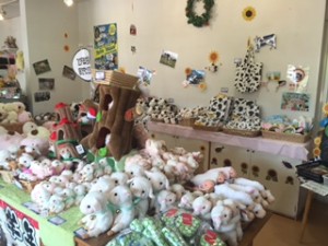 成田ゆめ牧場の入り口付近のショップ