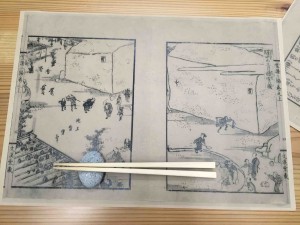 ランチョンマット＆お箸もかわいい！