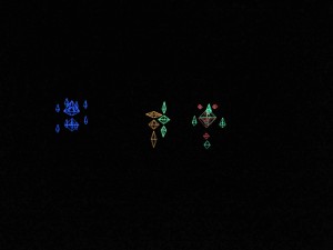 真っ暗の宙に浮いている・・・