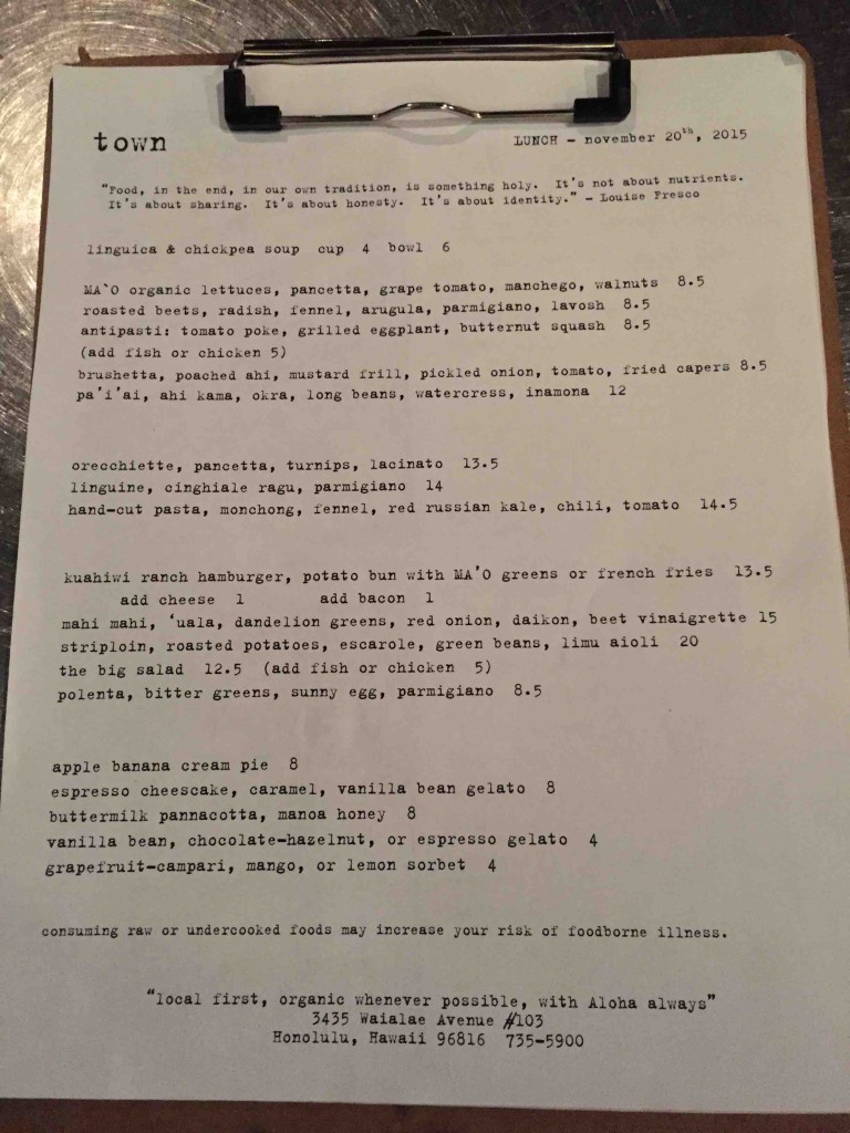 この日のメニューはこんな感じ