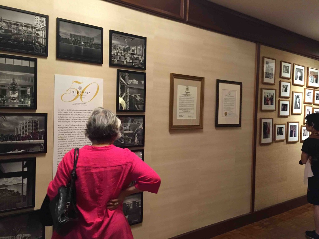 2014年に50周年を迎え、ホテルに歴史が展示されてた