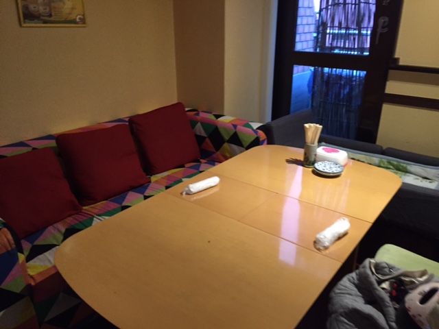 大人２人＋１歳児、２歳児で貸切ですよ。