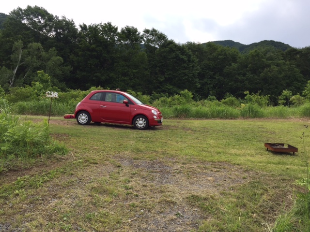 １つずつのサイトは広い！って初めてのキャンプなので、他と比較できませんが。