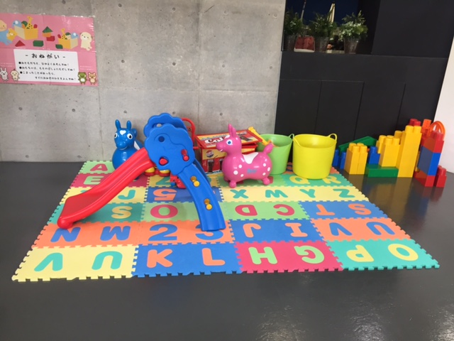 キッズスペースもあって、子連れにはオススメ