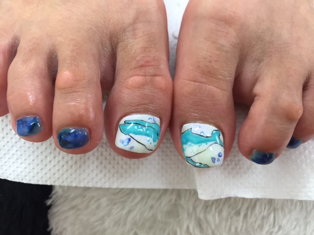 海ネイル ザトウクジラ