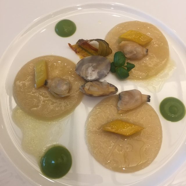 コルツェッティ　浅利とズッキーニ　バジルの香り